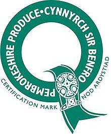 Pembrokeshire Produce Mark logo Logo of Pembrokeshire Produce Certification Mark.jpg