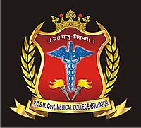 R. C. S. M. Pemerintah Medical College dan CPR rumah Sakit, Kolhapur logo.jpg