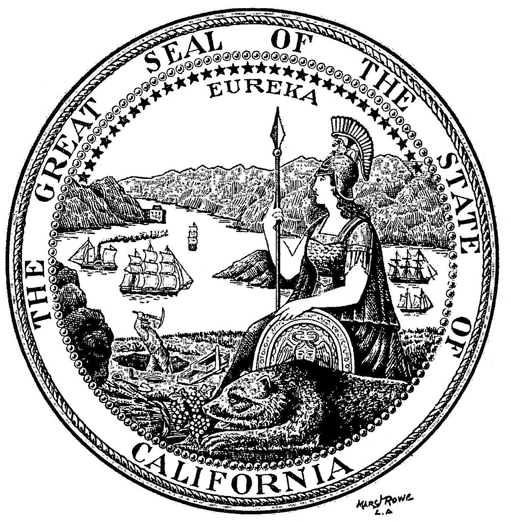 File Seal of California 1928 Marc Rowe