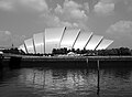 Black and white view of the Clyde Auditorium.