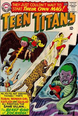 Cover for Teen Titans #1 (Jan.–Feb. 1966), art by Nick Cardy