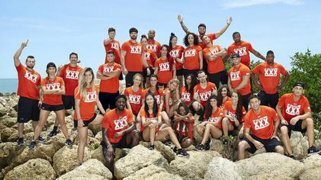 The cast of the thirtieth season of The Challenge, excluding Briana LaCuesta.