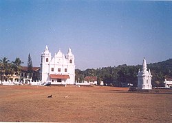 St. Alex Church, the principal parish church. Curtorim salcette.jpg