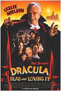 <i>Dracula: Dead and Loving It</i> 1995 satirical comedy horror film by Mel Brooks