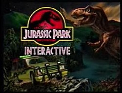 Jurassic Park Interactive title screen.