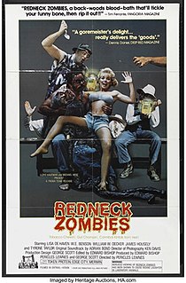 <i>Redneck Zombies</i> 1987 American comedy horror trash film directed by Pericles Lewnes