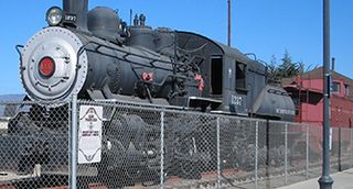 Southern Pacific 1237 Preserved SP S-10 class 0-6-0 locomotive