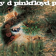 The psychedelic artwork for A Saucerful of Secrets was the first of many Pink Floyd covers designed by Hipgnosis. Saucerful of secrets2.jpg