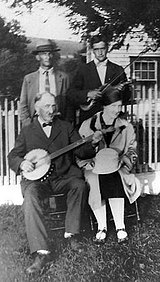 From top-left clockwise: Pyrus Shelor, Jesse Shelor, Clarice Shelor, and Joe Blackard Shelor Family.jpg