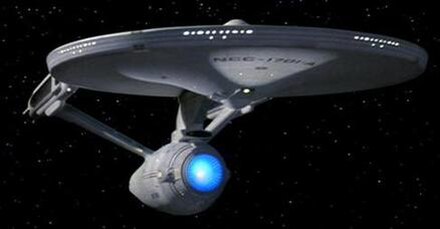 USS Enterprise NCC 1701-A as seen in Star Trek VI: The Undiscovered Country.