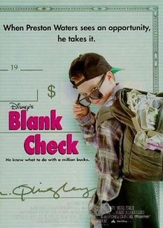 <i>Blank Check</i> (film) 1994 film by Rupert Wainwright