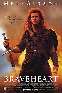 <i>Braveheart</i> 1995 American historical drama war film directed by Mel Gibson