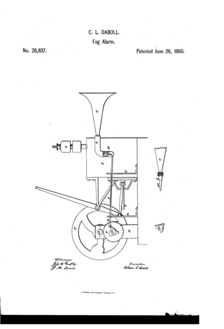 <span class="mw-page-title-main">Daboll trumpet</span> Type of foghorn