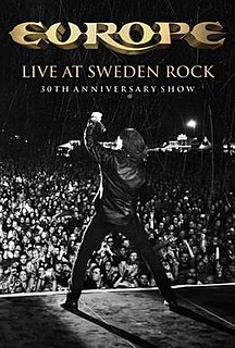 <i>Live at Sweden Rock – 30th Anniversary Show</i> live album by the Swedish hard rock band Europe