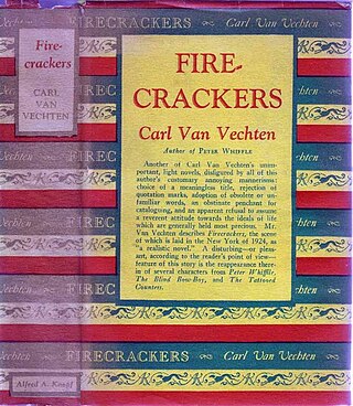 <i>Firecrackers. A Realistic Novel</i> 1925 novel by Carl Van Vechten
