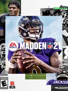 <i>Madden NFL 21</i> 2020 American football video game developed by EA Tiburon
