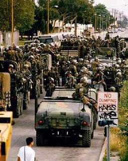 1992 Los Angeles riots Reaction to officers charged in Rodney King beating being acquited