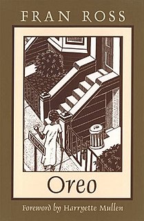 <i>Oreo</i> (novel) Novel by Fran Ross
