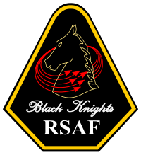 RSAF Black Knights insignia.svg