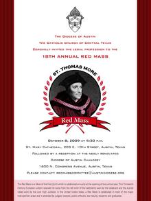 Diocese of Austin 2009 Red Mass Announcement RedMassAnnouncement.Austin.2009.pdf