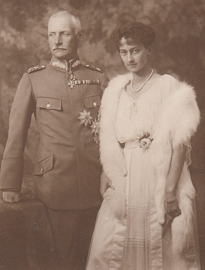 Prince Rupprecht and his second wife, Princess Antonia of Luxembourg