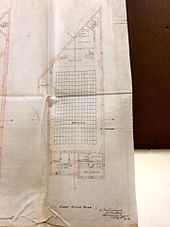 Proposed plan of first floor, c.1895