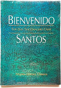 Dan kada su došli plesači, Bienvenido Santos bookcover.jpg