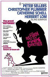 <i>The Return of the Pink Panther</i> 1975 detective comedy film by Blake Edwards