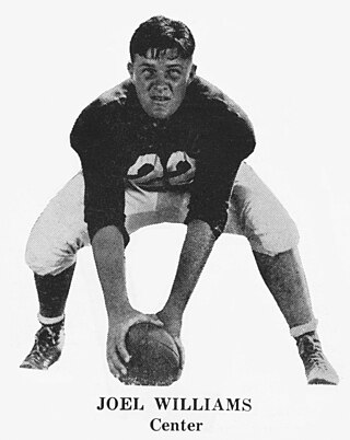 <span class="mw-page-title-main">Joel Williams (offensive lineman)</span> American football player (1926–1997)