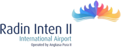 Wordmark of Radin Inten II International Airport.png