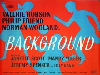 <i>Background</i> (1953 film) 1953 British film by Daniel Birt