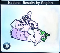 Alternately, Canadian results concerning if one would prefer to live by the Pacific Ocean or Atlantic Ocean. Atlantic Canada would prefer the Atlantic, while the rest of the country would prefer the Pacific. Canada Everybody Votes.JPG