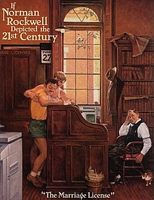 If Norman Rockwell Depicted the 21st Century. Richard Williams 2004. If Norman Rockwell Depicted the 21st Century.jpg