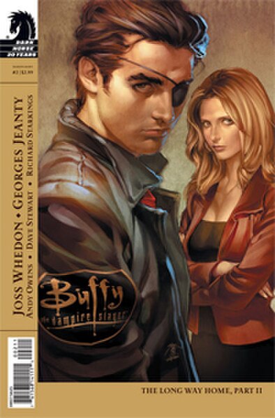 Xander along with Buffy in the comic book continuation Buffy the Vampire Slayer Season Eight.