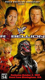 Rebellion (1999) World Wrestling Federation pay-per-view event