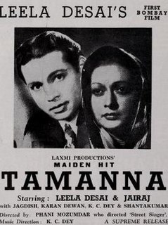 <i>Tamanna</i> (1942 film) 1942 Indian film