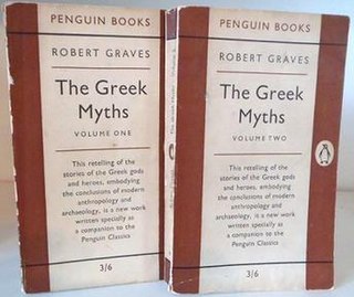 <i>The Greek Myths</i> 1955 compendium of Greek mythology by Robert Graves