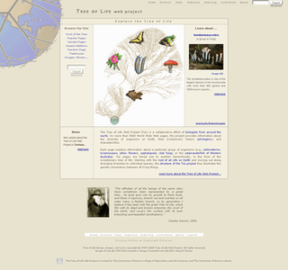 Tree of Life Web Project Internet project providing information about the diversity and phylogeny of life