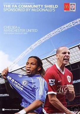 Match programme cover