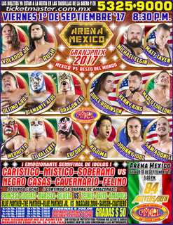 <span class="mw-page-title-main">CMLL International Gran Prix (2017)</span> Mexican professional wrestling tournament