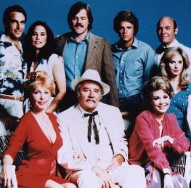 The cast of Flamingo Road