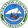 Grayson County'nin resmi mührü