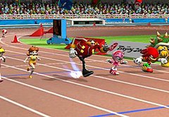 Mario & Sonic at the Olympic Games (2007), a Wii game played by miming sports activity Mario & Sonic.jpg