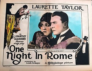 <i>One Night in Rome</i> 1924 film by Clarence G. Badger