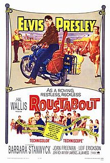 <i>Roustabout</i> (film) 1964 musical feature film starring Elvis Presley directed by John Rich