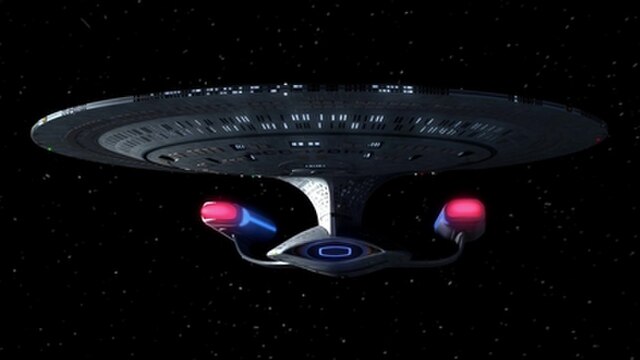 The USS Enterprise in the series finale of Star Trek: Enterprise, "These Are the Voyages..." (2005)