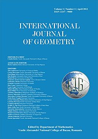 International Journal of Geometry - корица - 1-ви брой.jpg