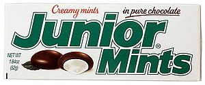 A box of Junior Mints