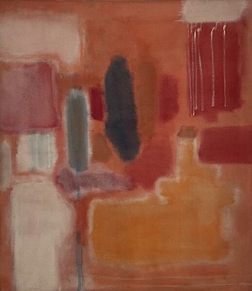 No. 9 (1948), an example of the artist's "multiform" paintings, at the National Gallery of Art in 2023