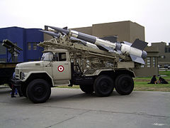 Peruvian missile truck with dual S-125 Pechora missiles